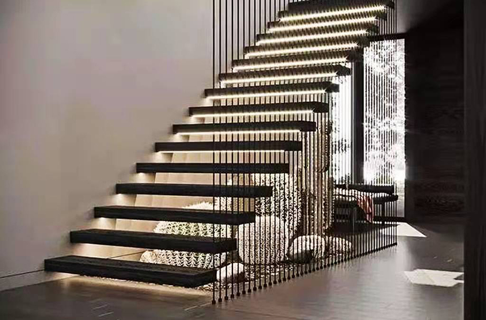 時尚輕奢的懸浮樓梯，怎樣做到不留安全隐患，功能美觀兩不誤！